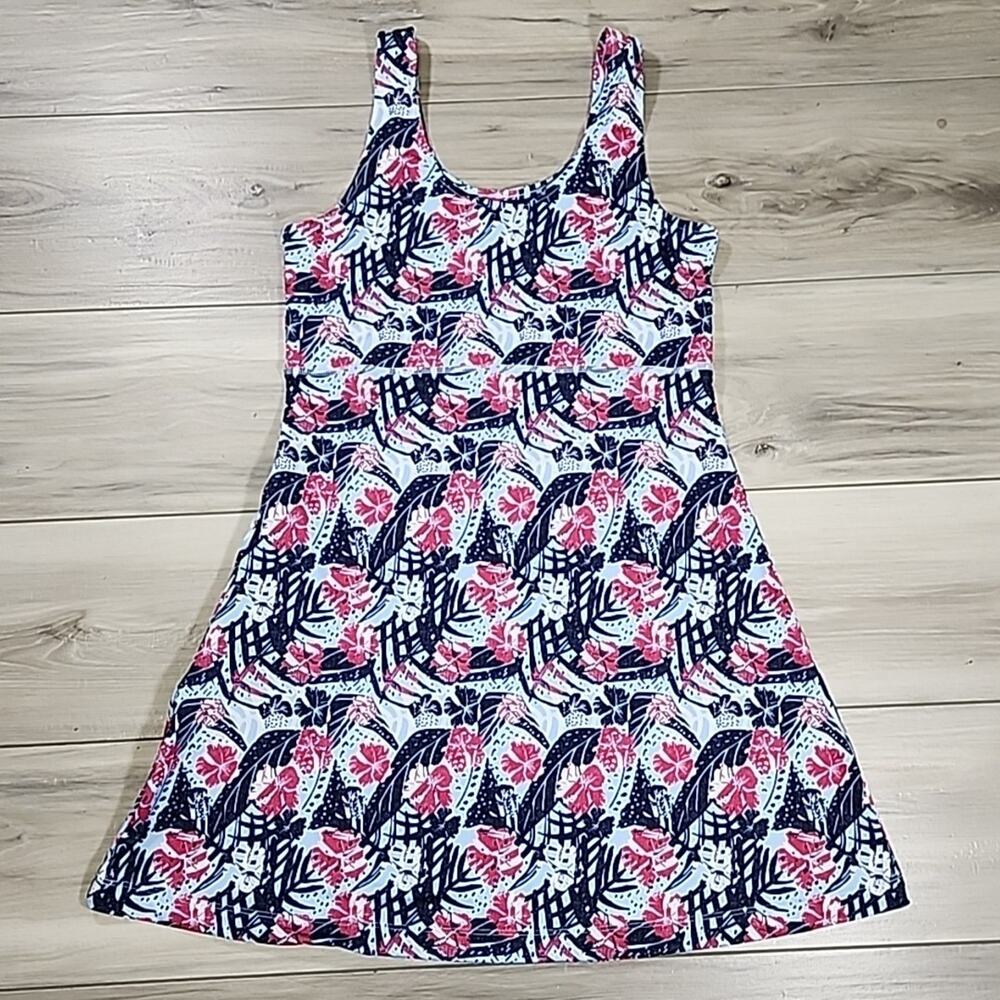 Huk Dress Women's Small Icon Printed Sleeveless